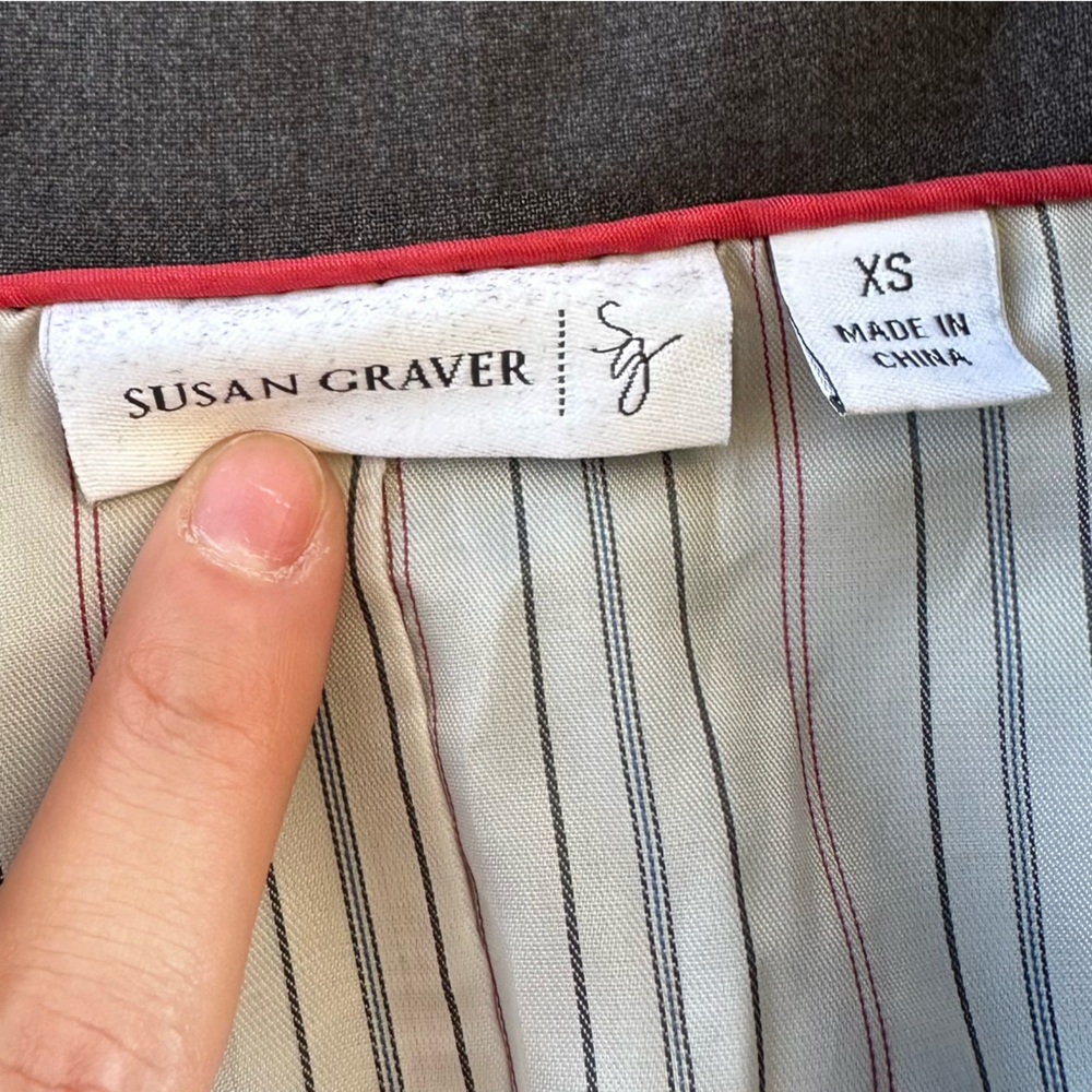 Susan Graver Black Blazer with Notched Lapels - Picture 4 of 5